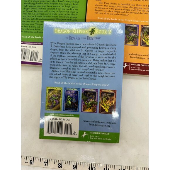 Dragon Keepers Book Set Kate Klimo Books 1 2 & 4 Fantasy Adventure Series Kids - Picture 8 of 12
